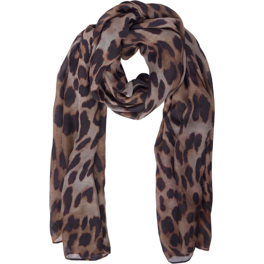 Mint Velvet Leopard Print Scarf